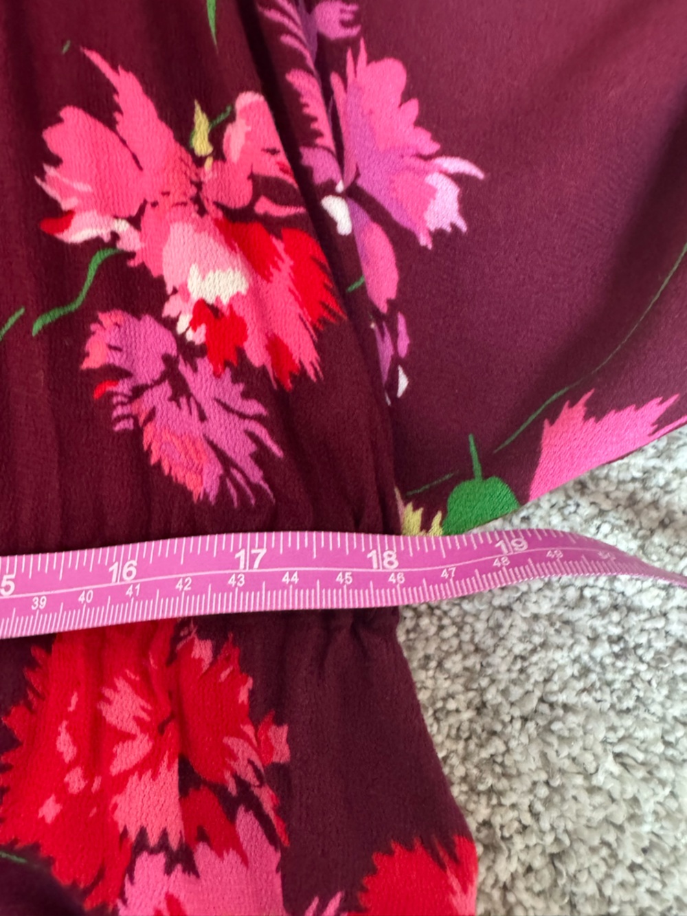 Express Floral Cinched Waist Kimono Maxie Jones ASO General Hospital Size XS P - Picture 11 of 12